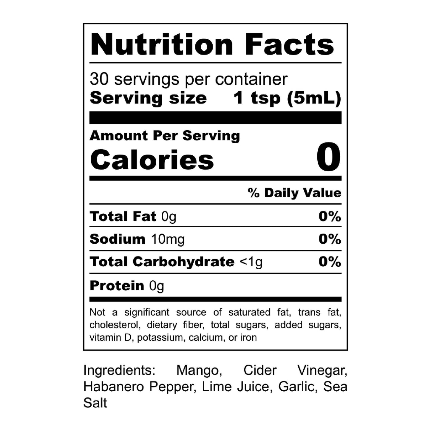 Mango Habanero Hot Sauce