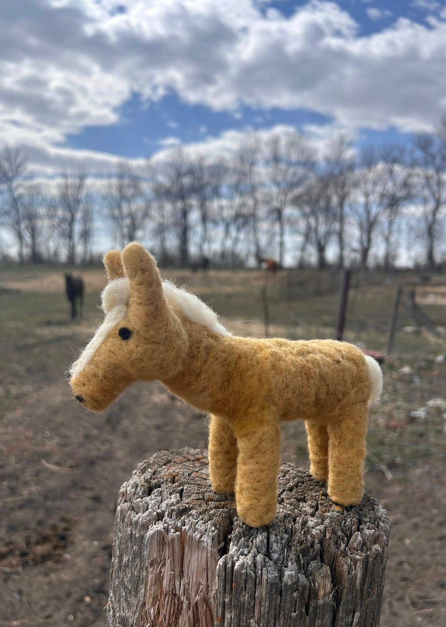 Palomino Horse Needle Felting Kit