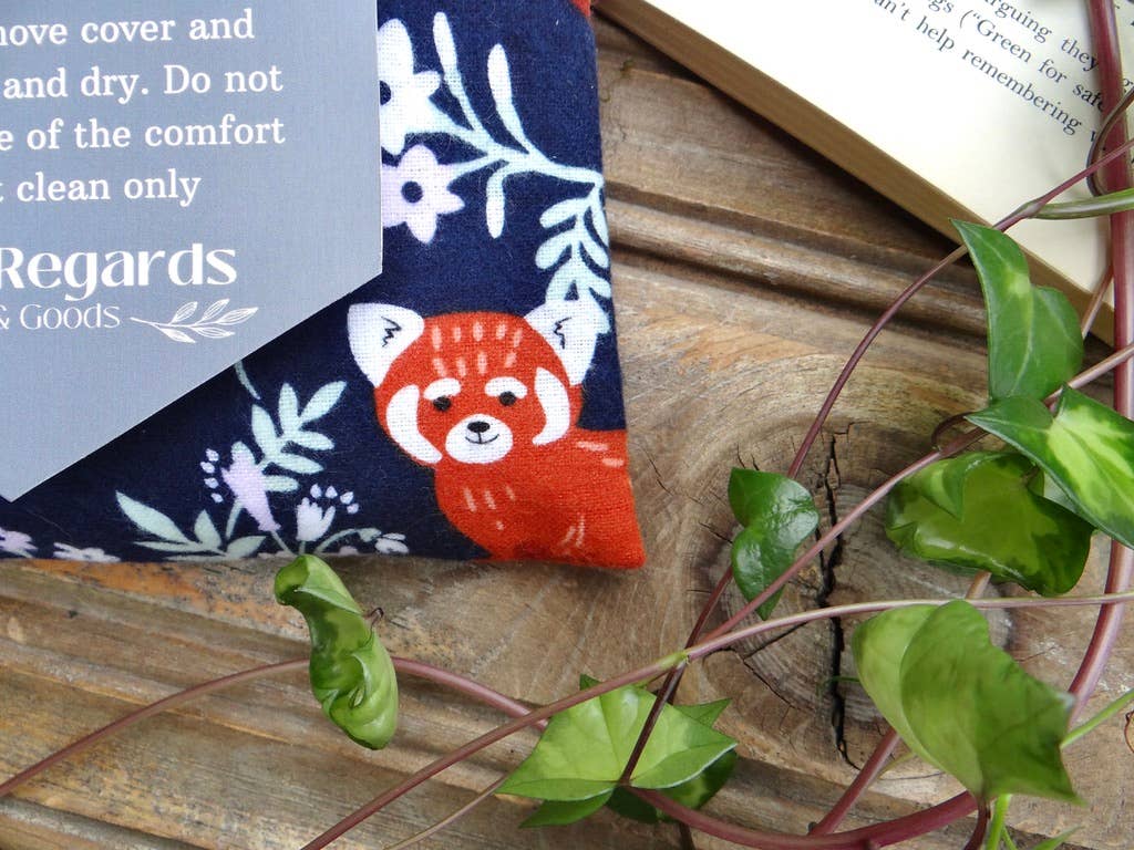 Washable Microwavable Heating Pad Pack Cute Red Panda Bear