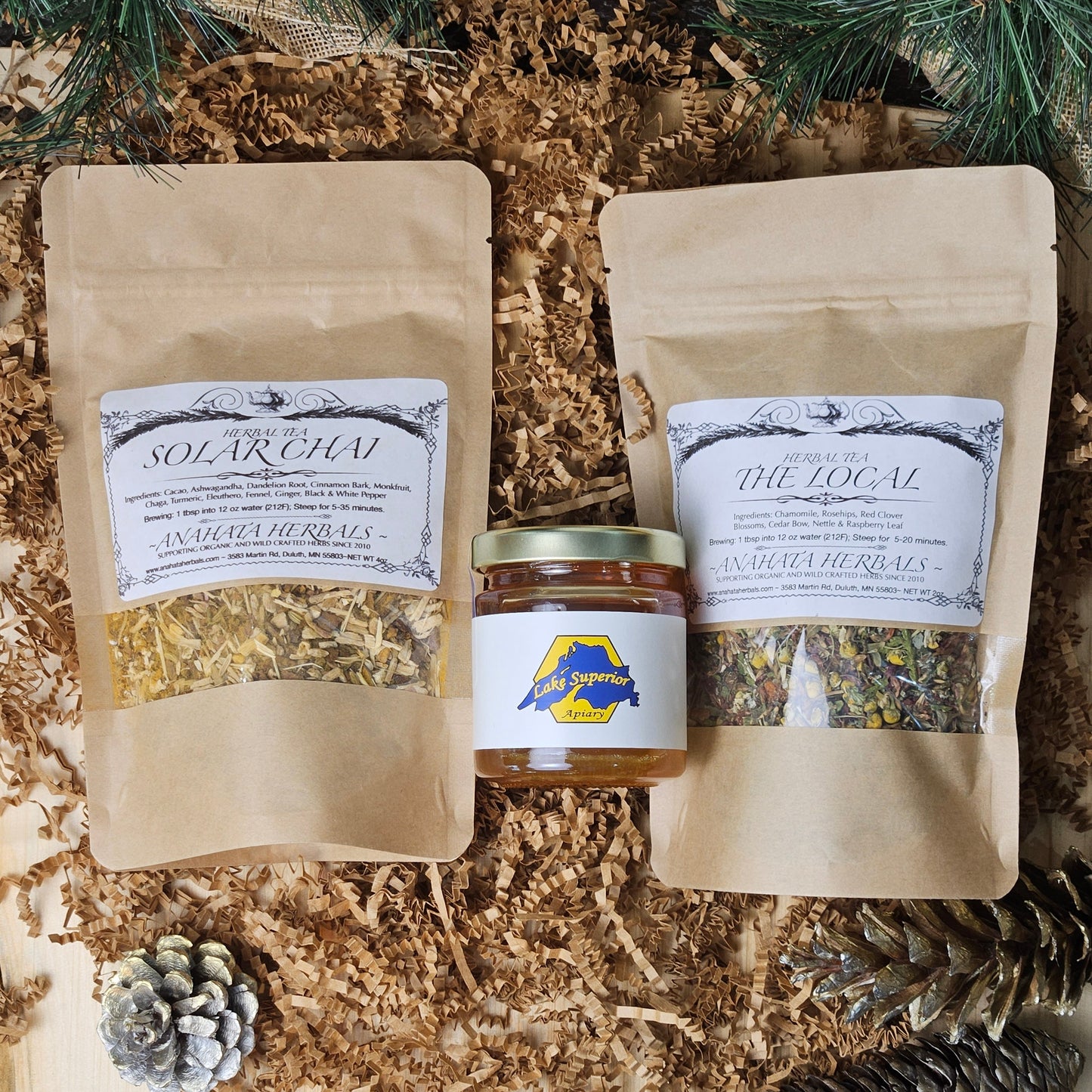 Local Tea and Honey Gift Box