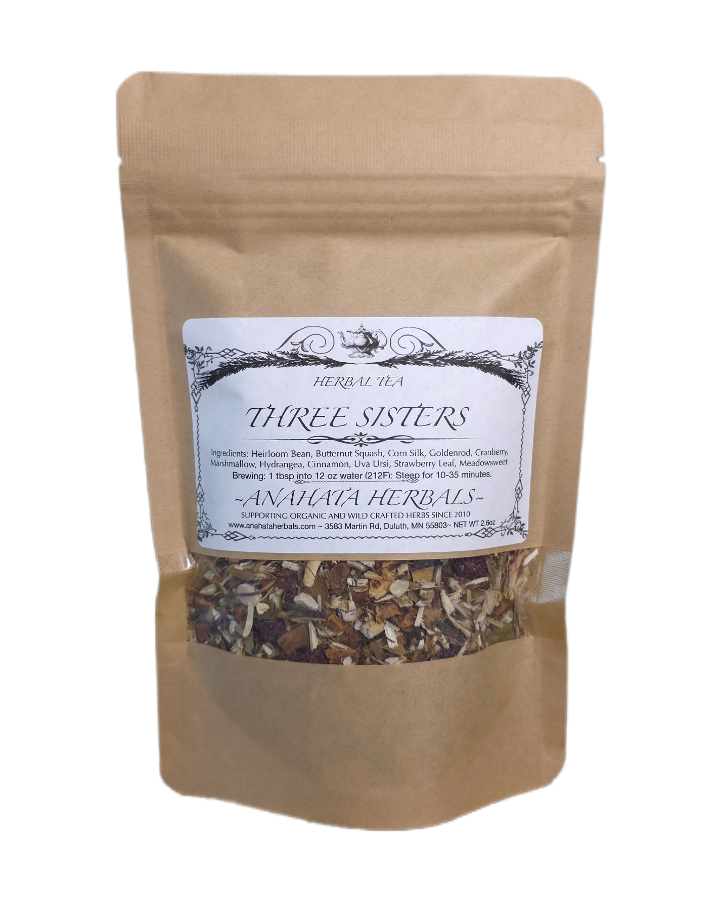 Three Sisters Loose Leaf Tea 2.6 oz.