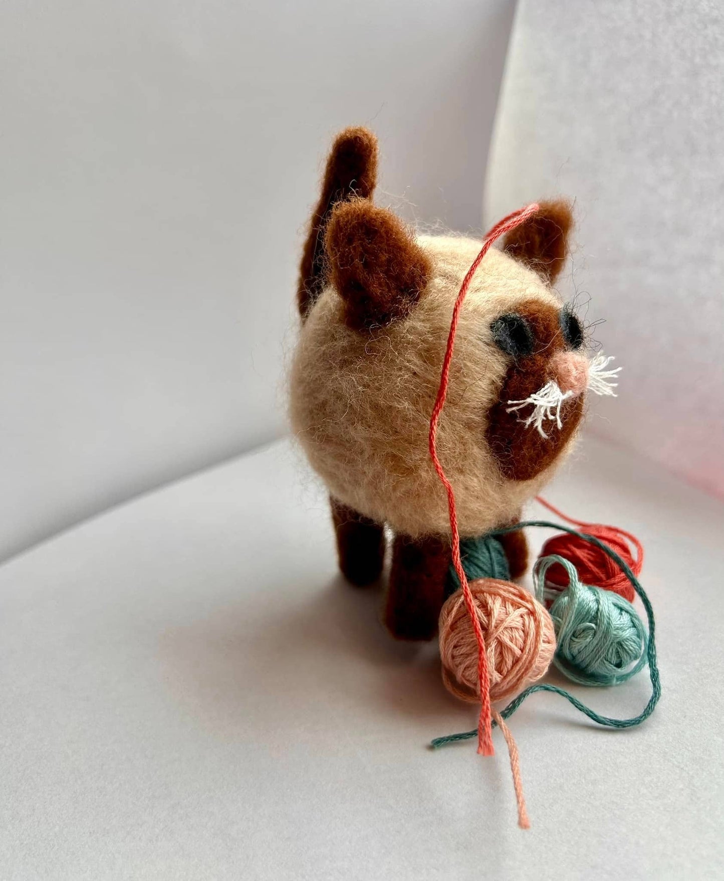 Cutesy Cat Needle Felting Kit