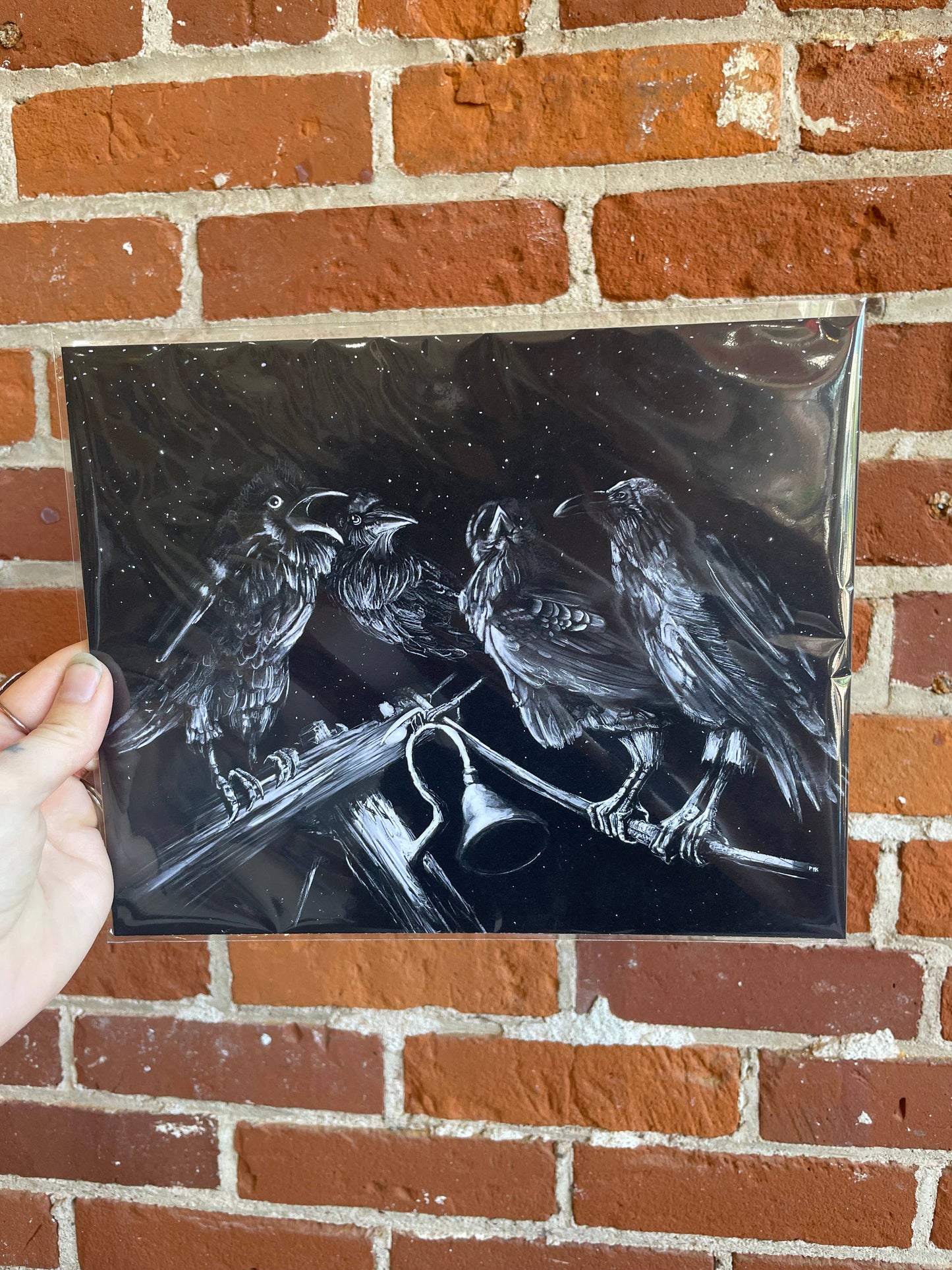 Ravens Muse Art Print 8x10