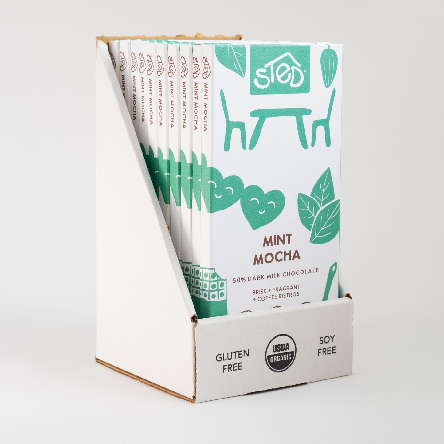 Mint Mocha 2 oz Chocolate Bar
