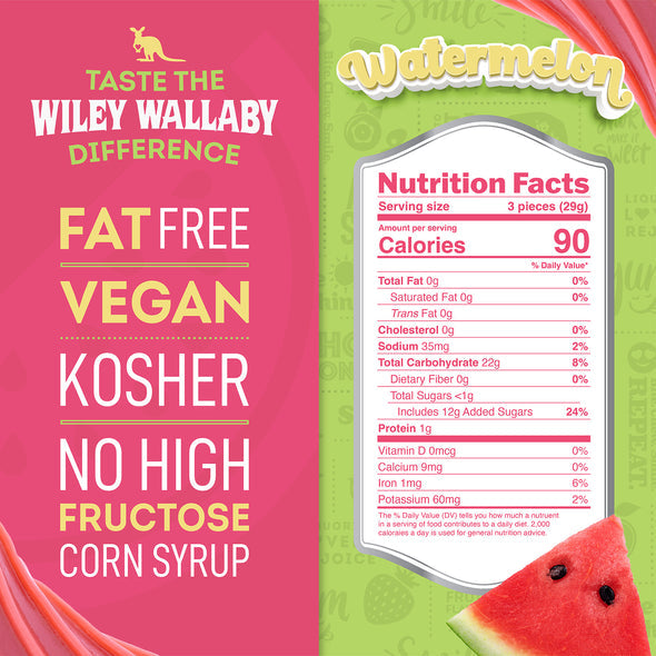 Minis Watermelon Licorice 3.5oz.