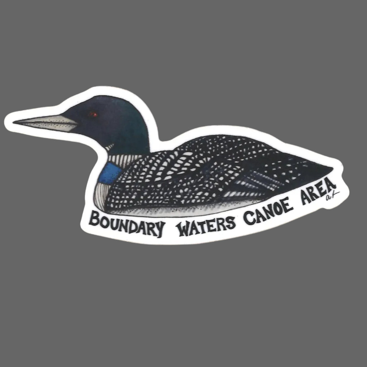 BWCA Loon Sticker