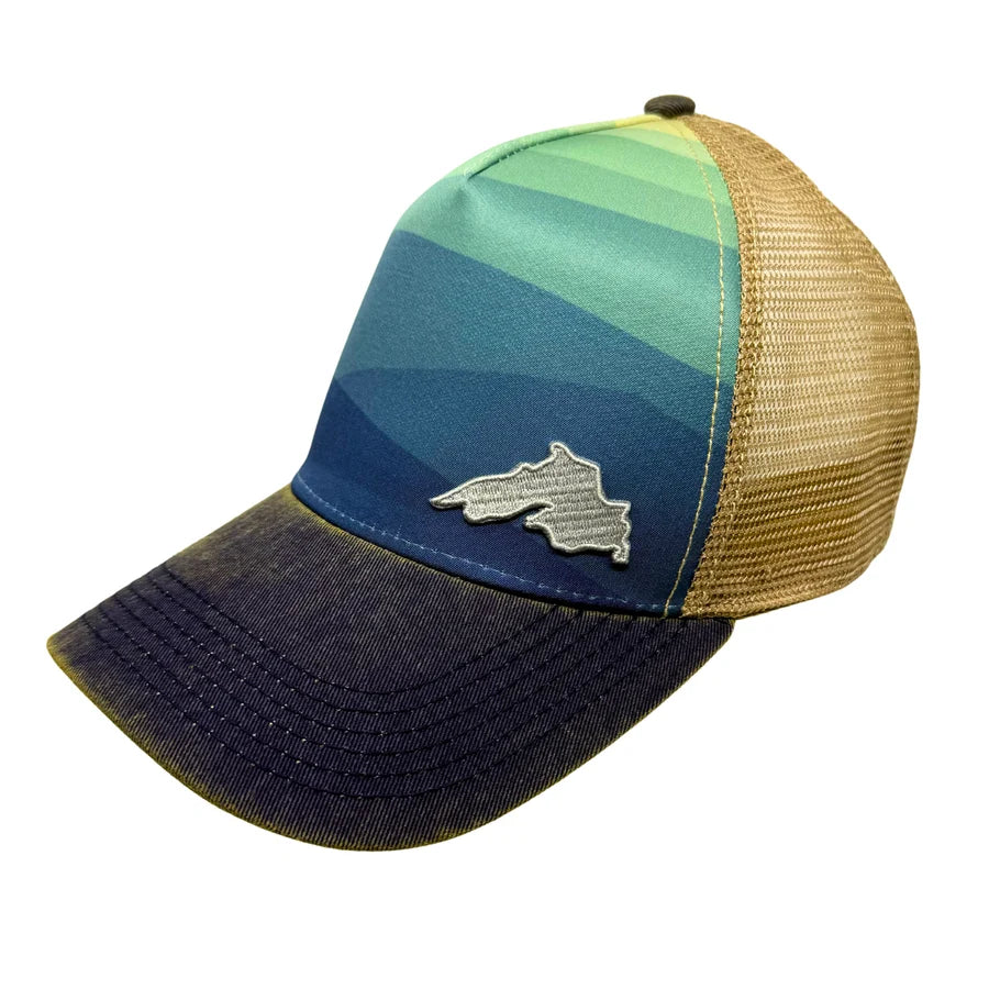 Blue Waters Lake Superior Trucker Hat