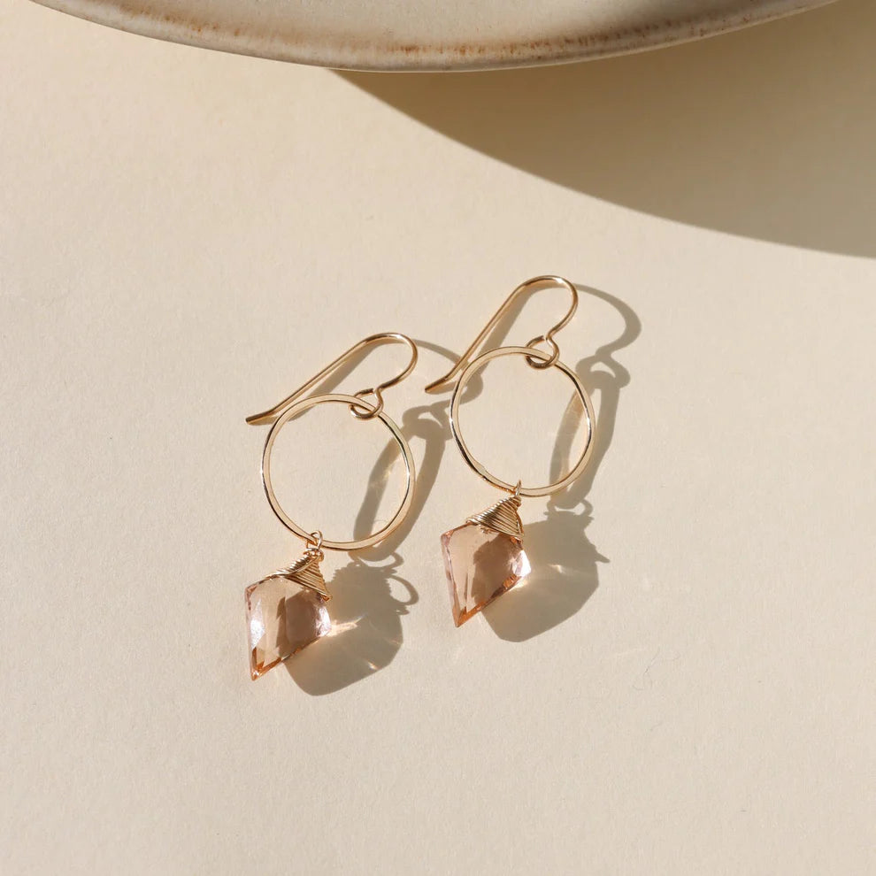Champange Quartz Drops