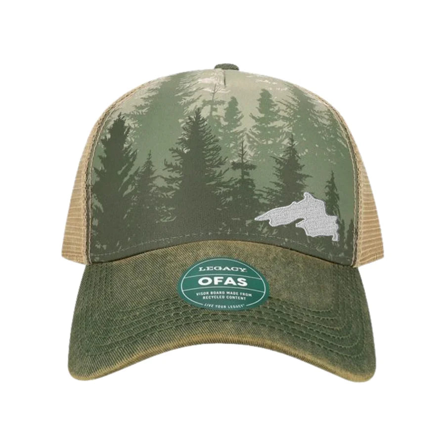 Deep Forest Lake Superior Trucker Hat