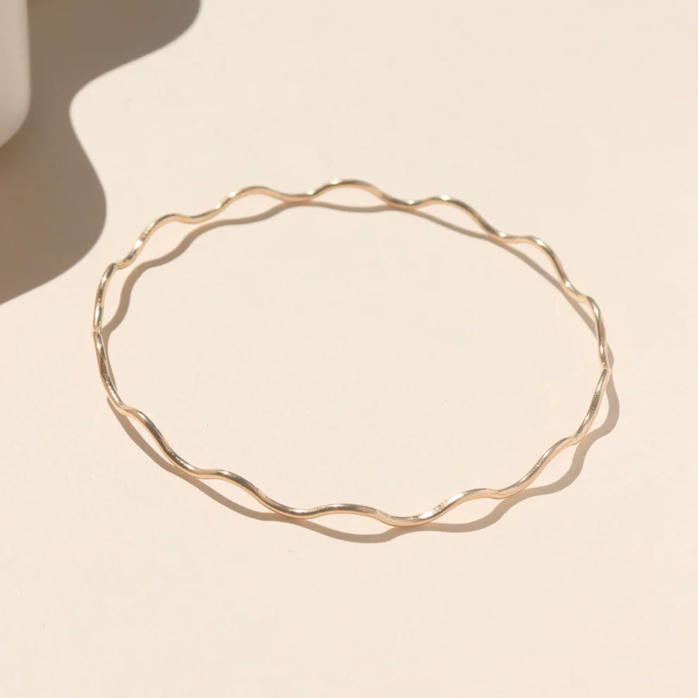 Dreamwave 14K Gold Fill Bangle