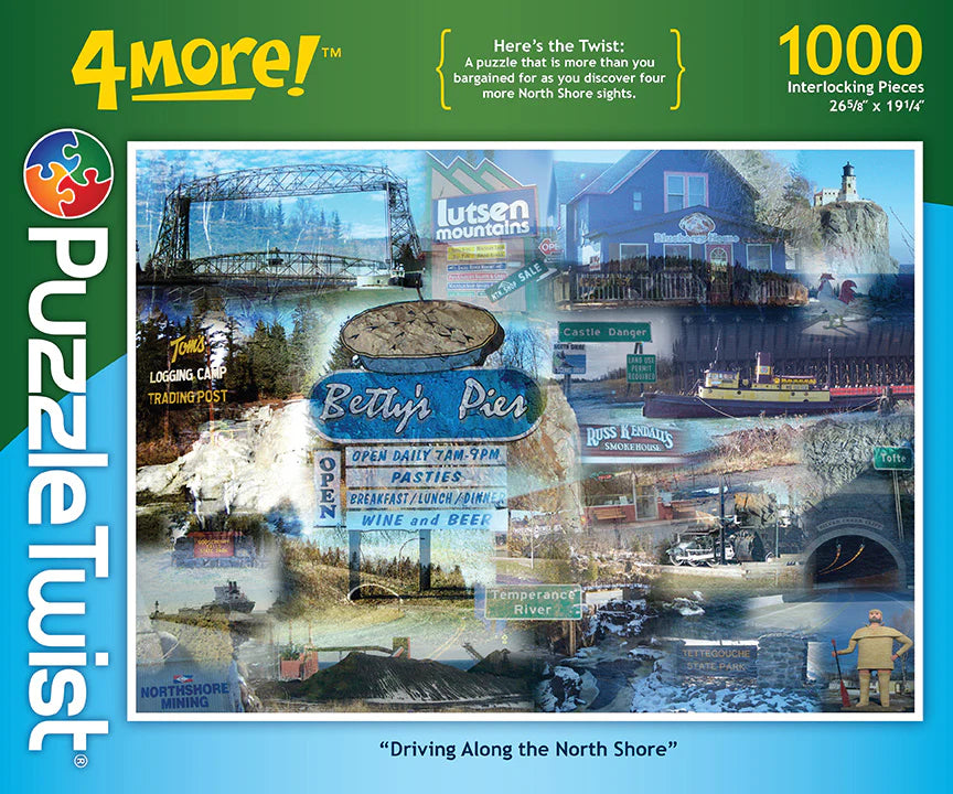 Driving Along the North Shore: 1,000 Piece Puzzle