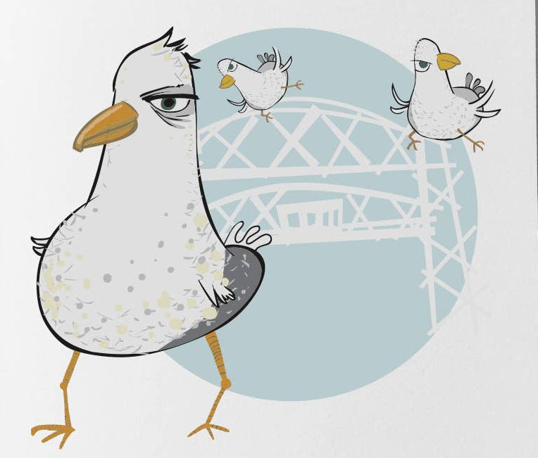 Duluth Seagulls Greeting Card