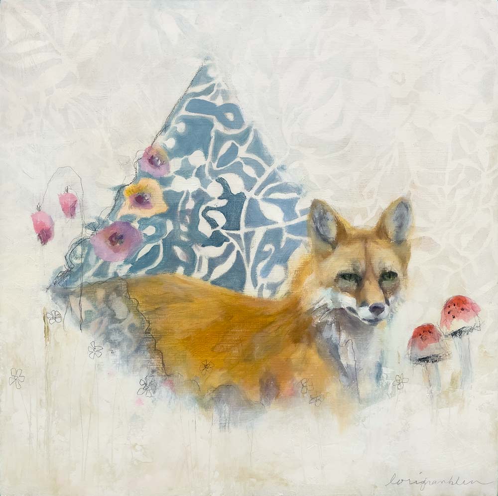 Early Frost (fox) Canvas Giclee Print