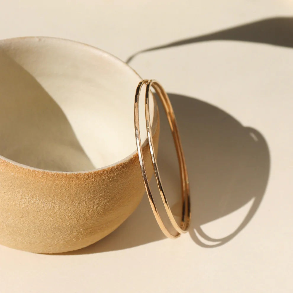 Fine Line 14K Gold Fill Bangle