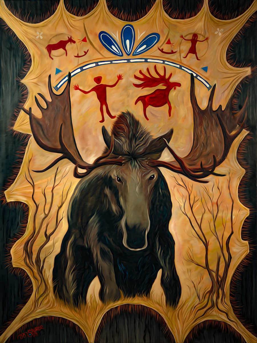 Moose Spirit 5 x 7 Print