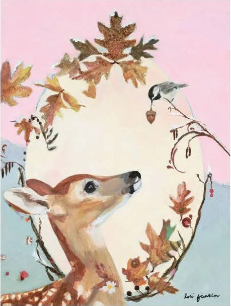 Imprinting Kindness (fawn) Canvas Giclee Print