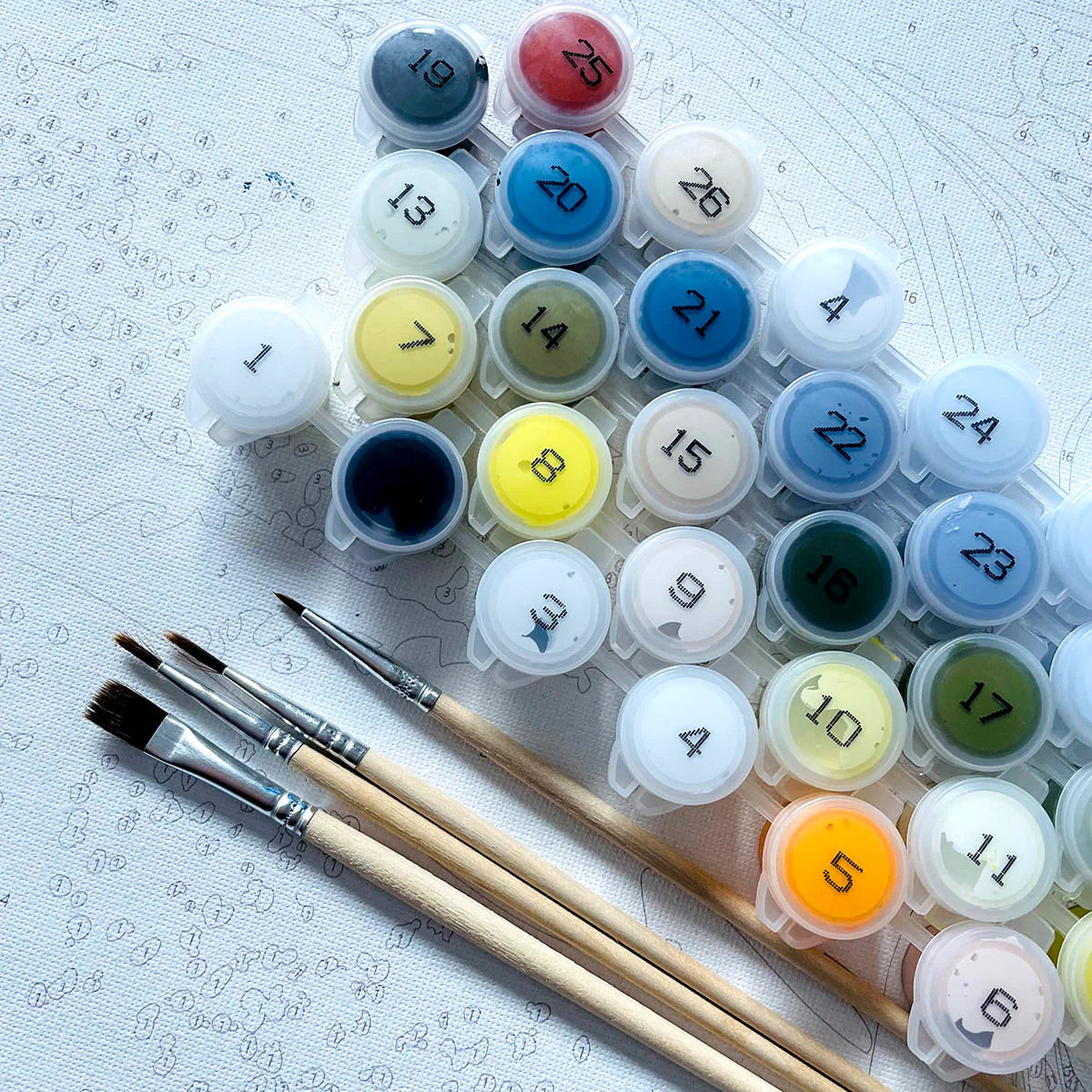 At the Lake Paint by Numbers Kit 11x14