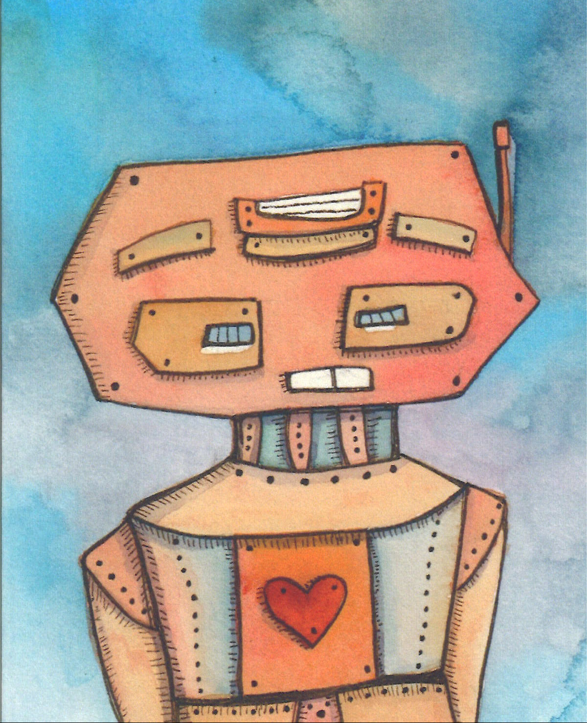 Rusty Greeting Card