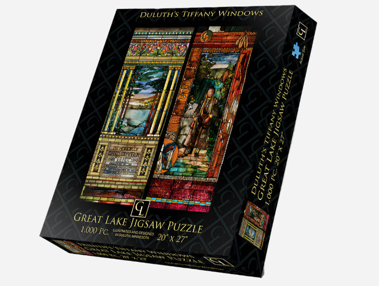 Duluth's Tiffany Stained Glass Windows 1,000 Piece Jigsaw Puzzle