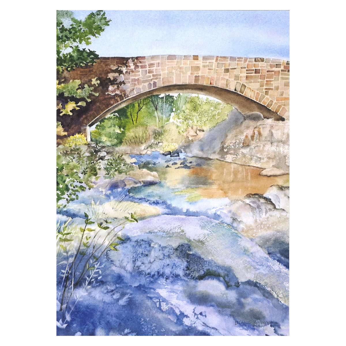 Bridge Over Lester River Greeting Card
