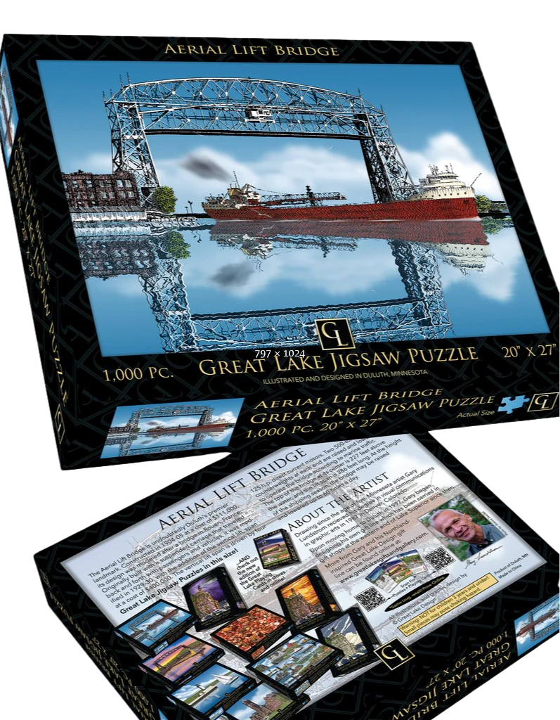 Aerial Bridge Day 1,000 Piece Jigsaw Puzzle