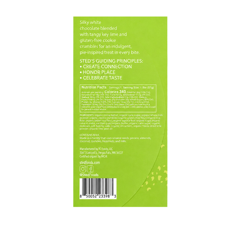 Key Lime Pie 2oz. Chocolate Bar