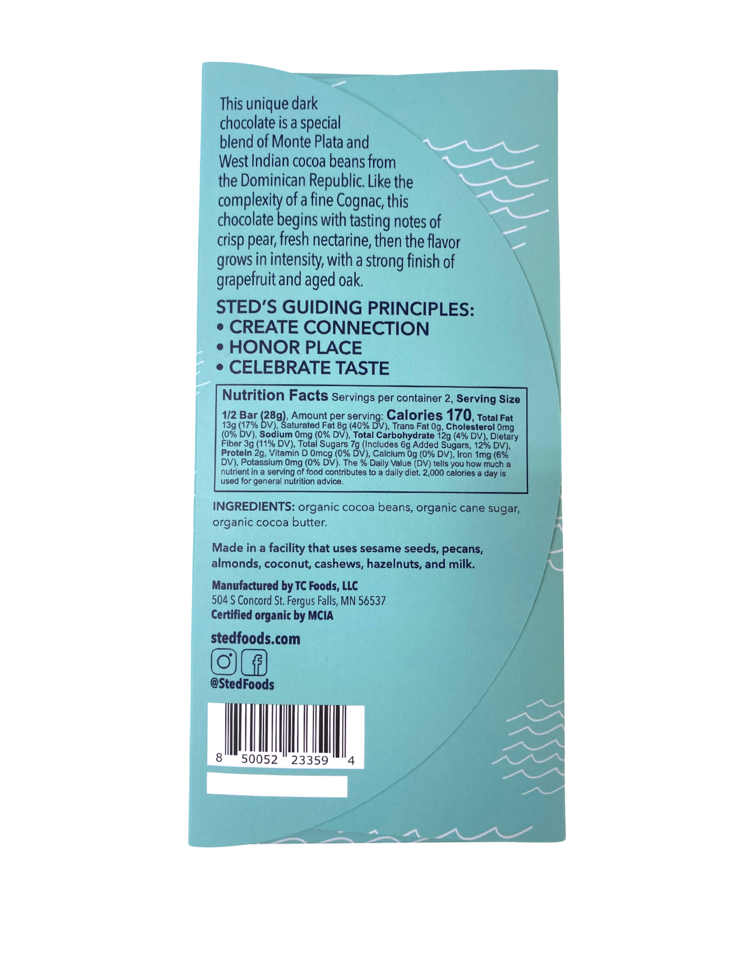 Lakeside Blend 2 oz Chocolate Bar