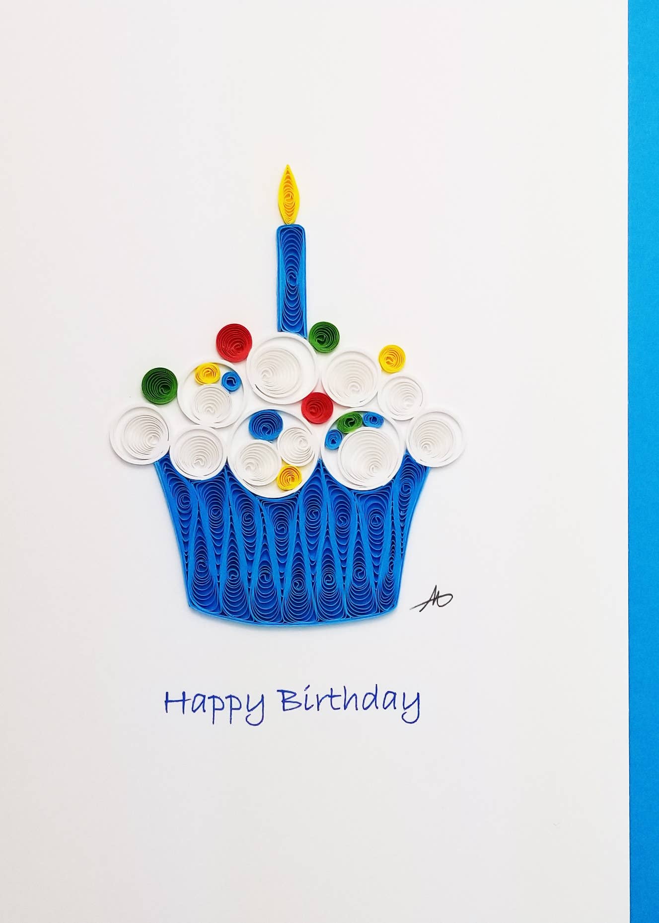 Happy Birthday Cupcake Greeting Card