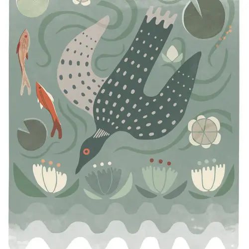 The Uncommon Loon 11x14 Illustrated Print