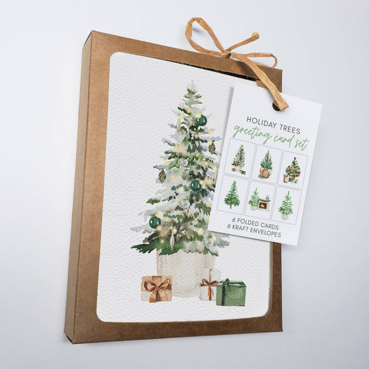 Holiday Trees Greeting Cards