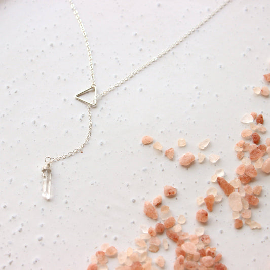 Nash Lariat Necklace | Sterling Silver