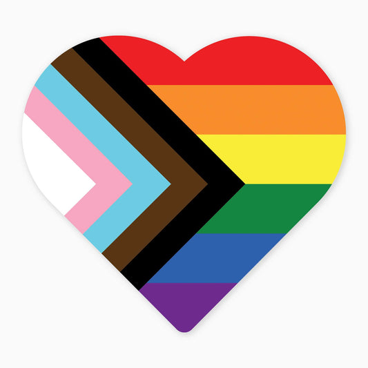 Pride Heart - 3" Art Sticker