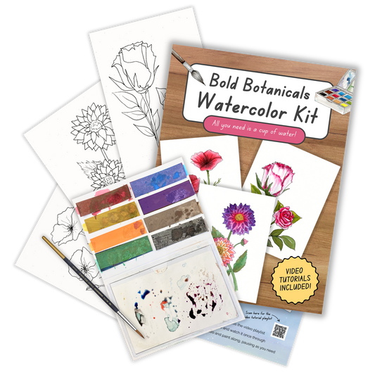 Bold Botanicals Watercolor Kit