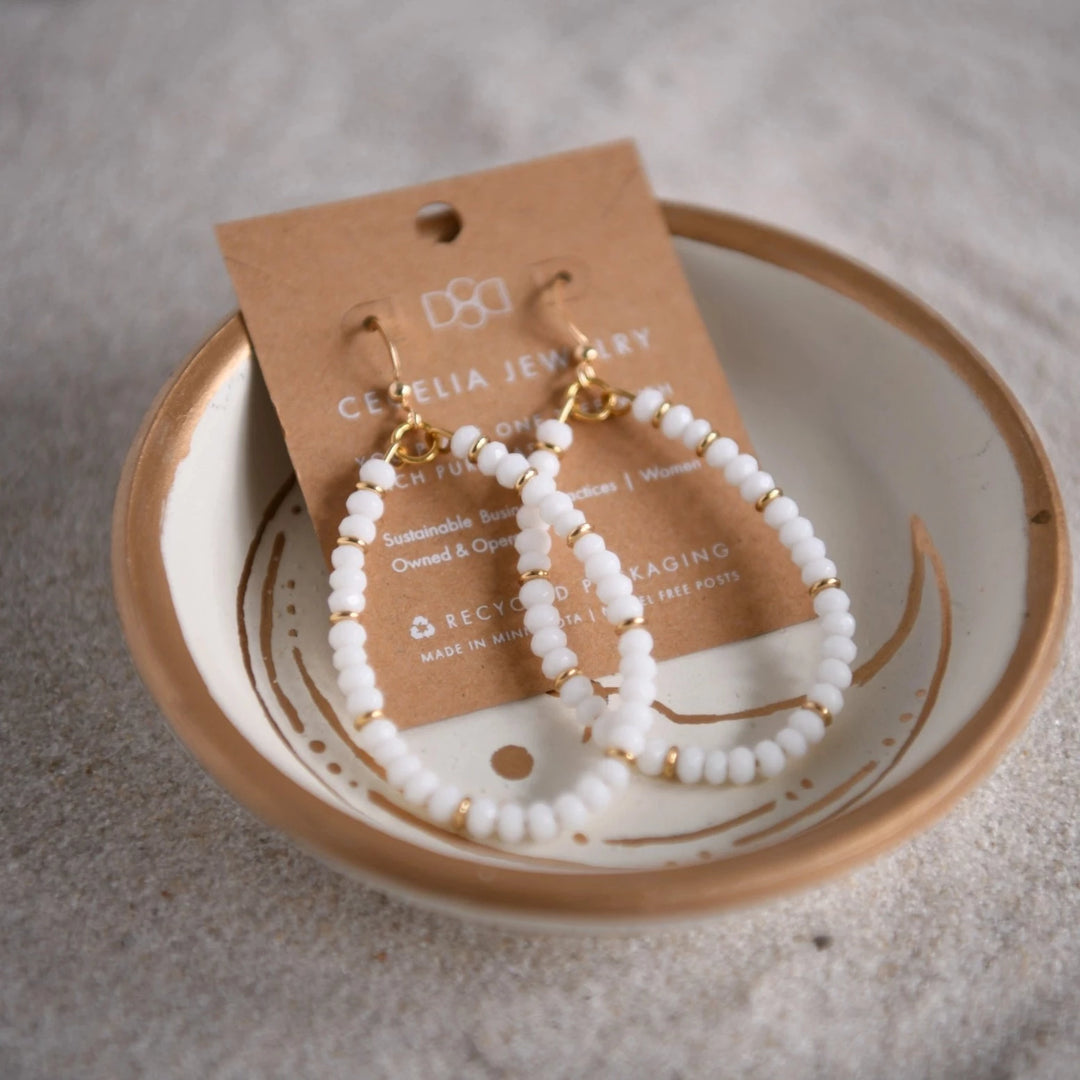 Teardrop Gemstone Earrings
