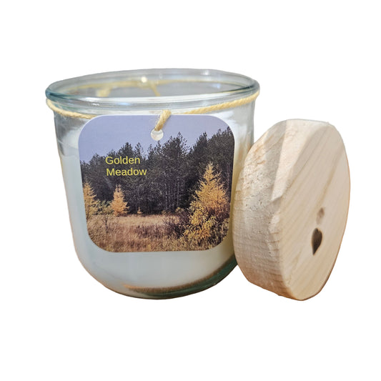 Golden Meadows Natural Coconut Wax Candle