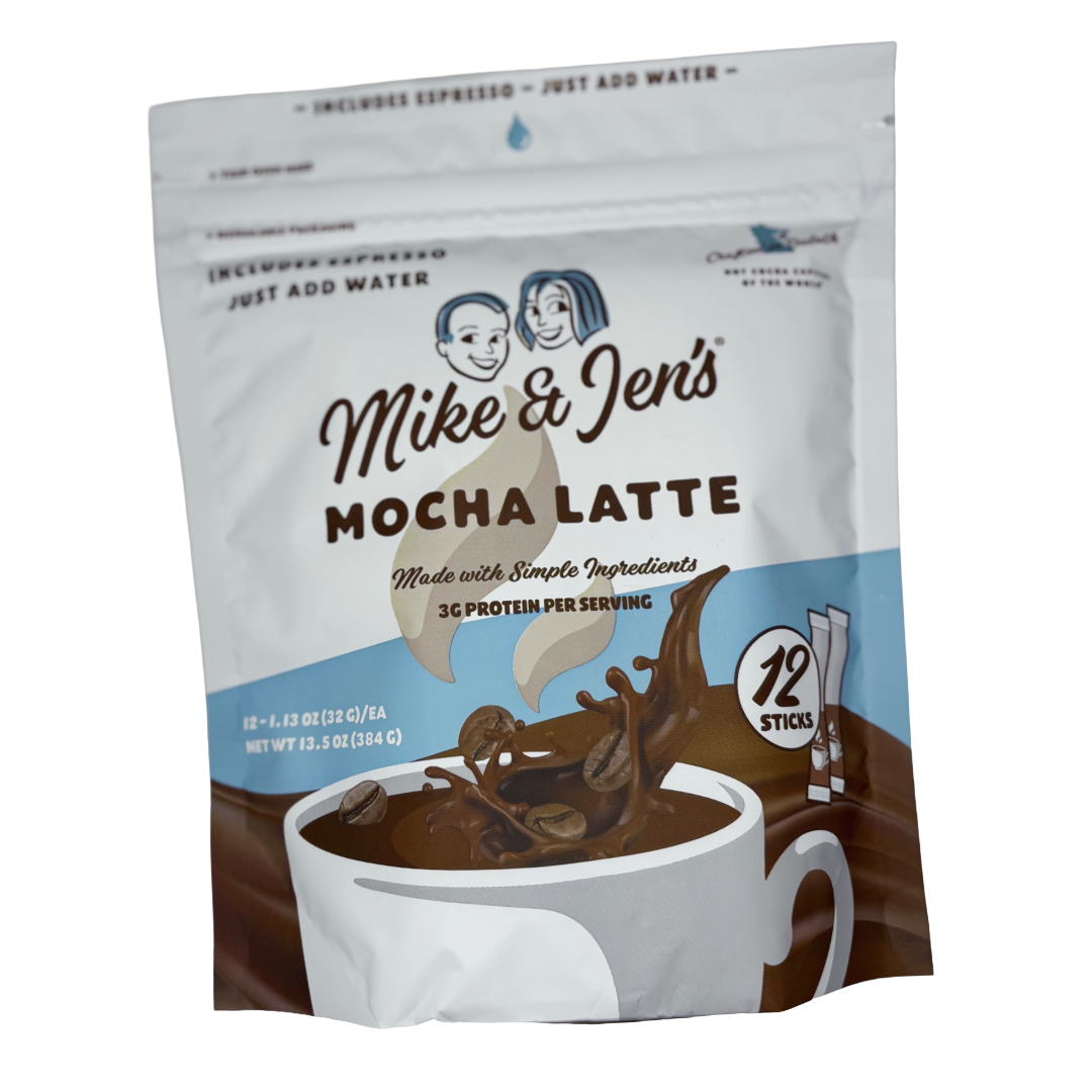 Mike and Jen's Mocha Latte | 12 Single Serve Sticks