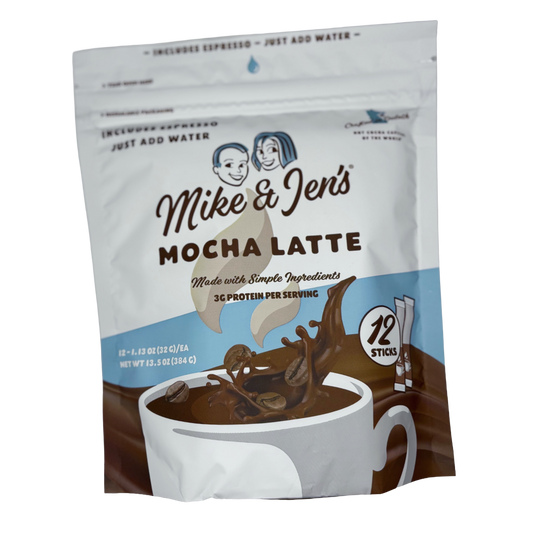 Mike and Jen's Mocha Latte | 12 Single Serve Sticks