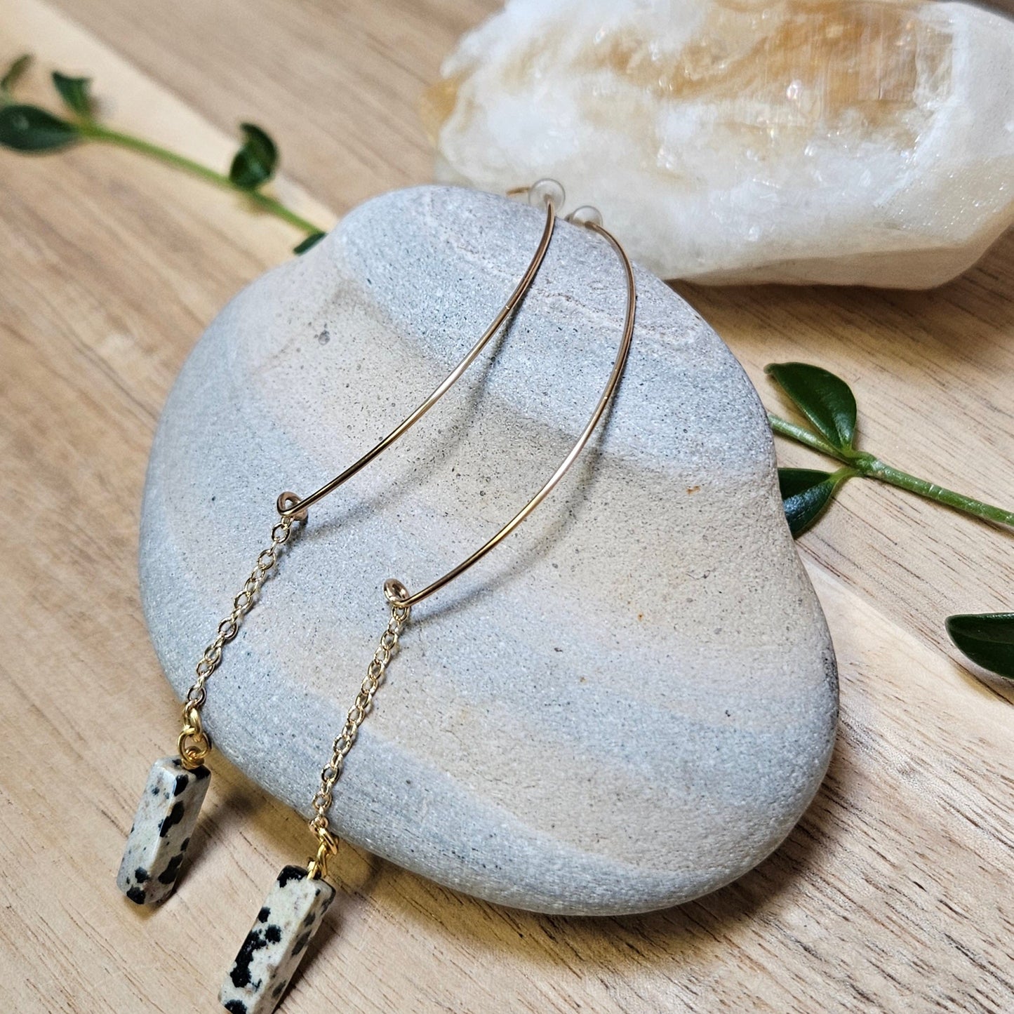 12K Cecelia Dangle Earrings