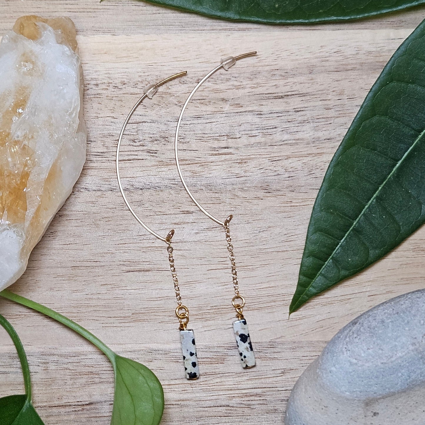 12K Cecelia Dangle Earrings