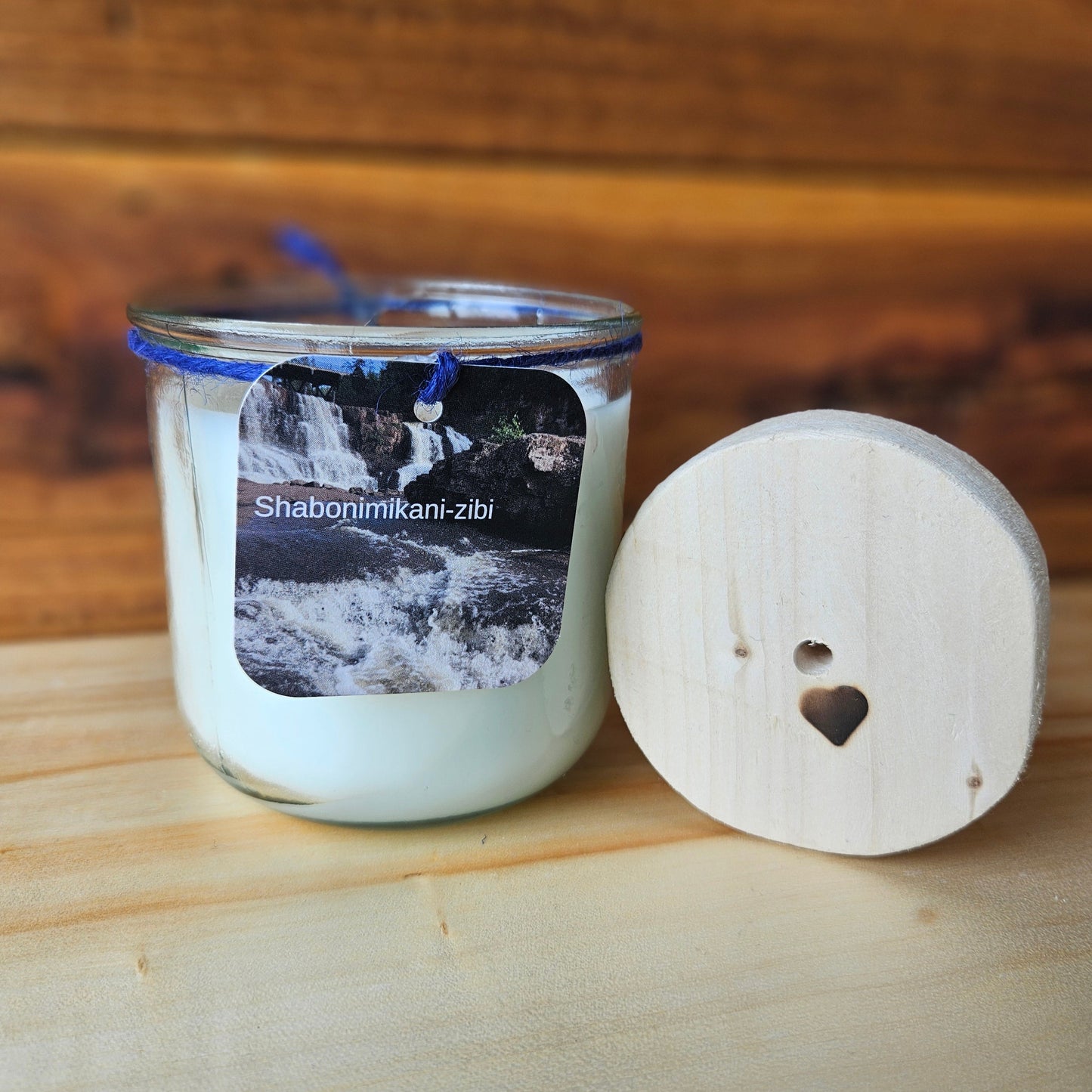 Shabonimikani-zibi (Northern Spa) Natural Coconut Wax Candle