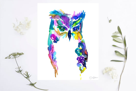 "Give a Hoot" Giclée Print