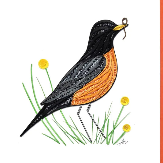 Robin Quilled Greeting Card