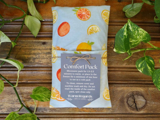 Washable Microwavable Heating Pad Hot Pack Spring Citrus