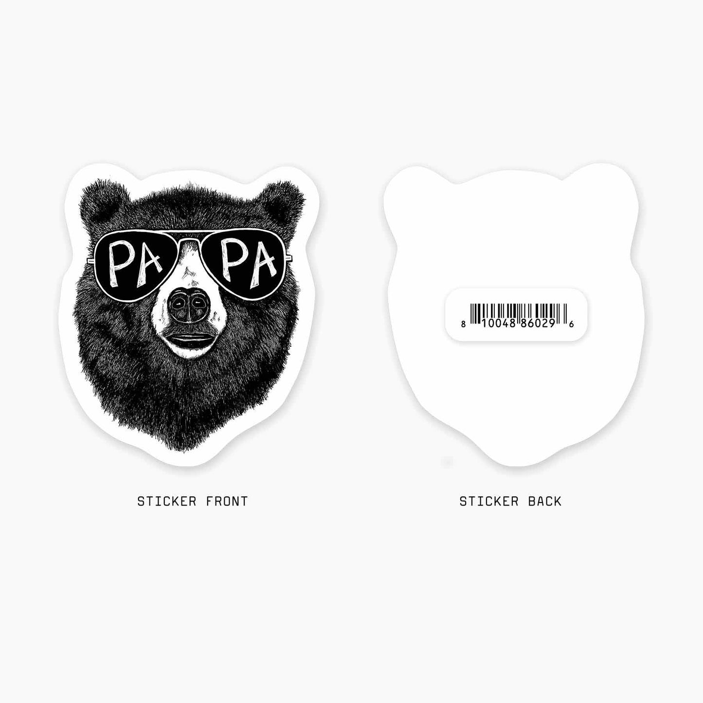 Clean Papa - 3" Art Sticker