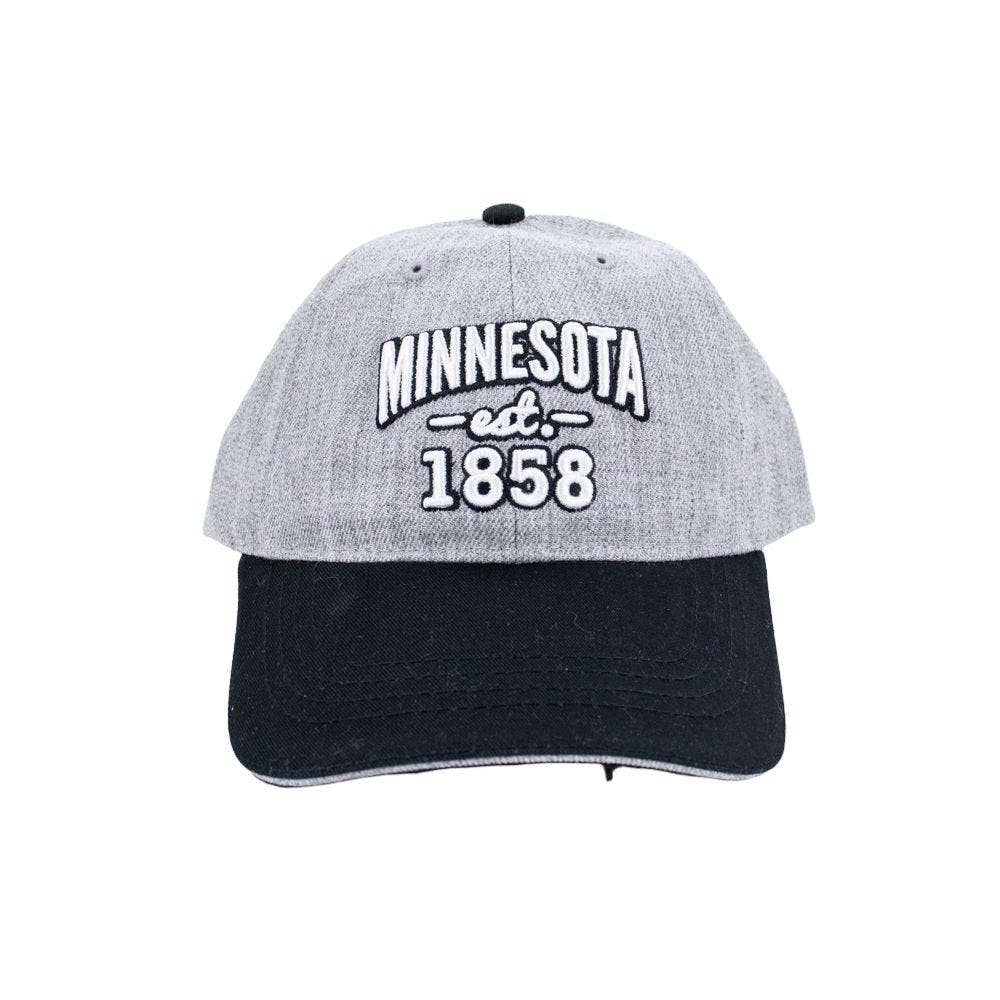 Minnesota 1858 Grey/Blk Hat