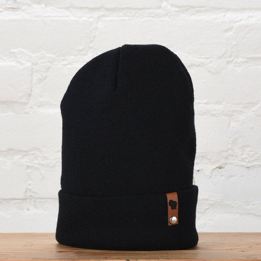 Wisconsin Beanie: Black