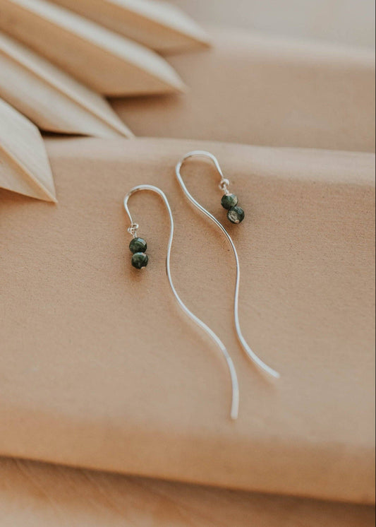 Cypress Wave Drops | Sterling Silver