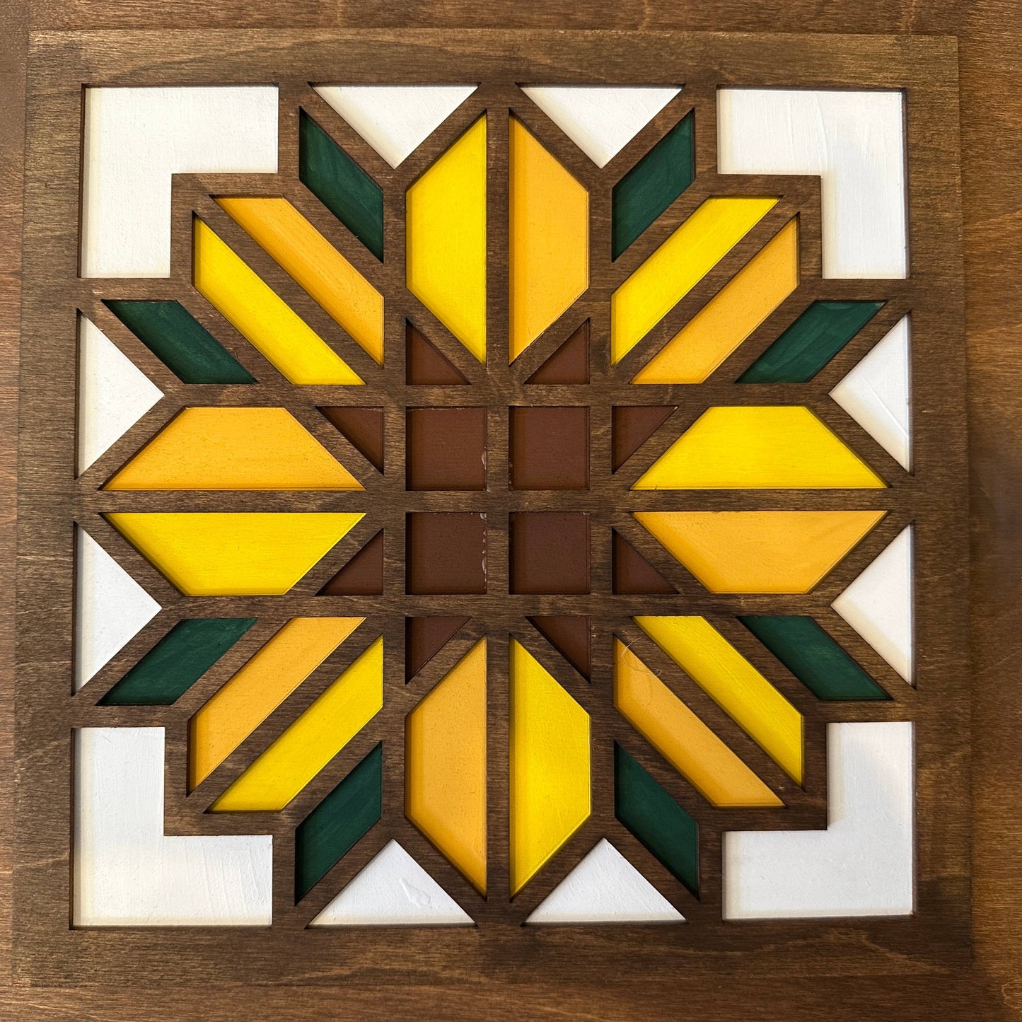 DIY Barn Quilt Pattern Sunflower Painting Craft Kit