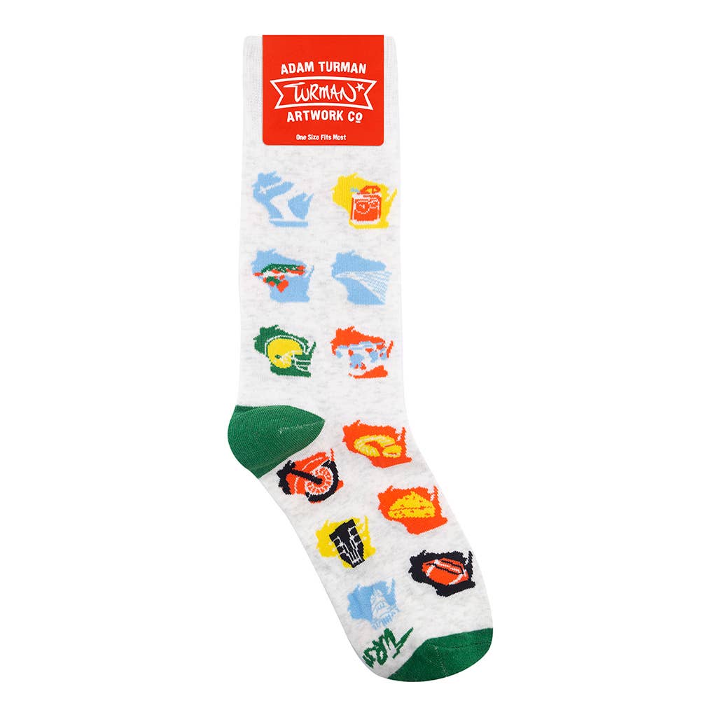 Wisconsin Months Socks