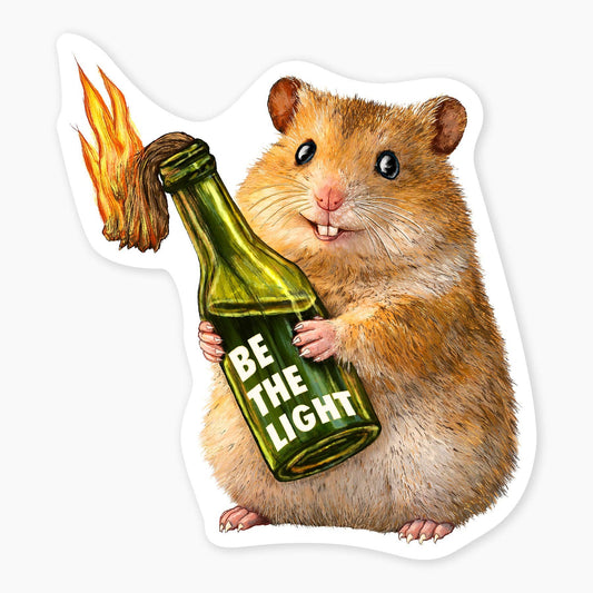 Be The Light - 3" Art Sticker